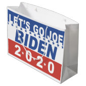Grand Sac Cadeau Allez, Joe Biden Élection 2020 (Dos Angle)