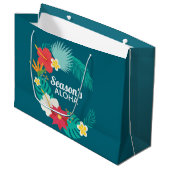 Grand Sac Cadeau Aloha de la saison (Devant Angle)