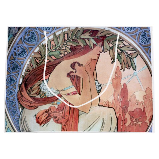 Grand Sac Cadeau Alphonse Mucha (Devant)