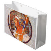 Grand Sac Cadeau Alphonse Mucha (Devant Angle)