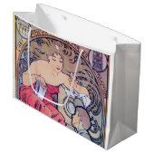Grand Sac Cadeau Alphonse Mucha (Devant Angle)