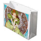 Grand Sac Cadeau Alphonse Mucha (Devant Angle)