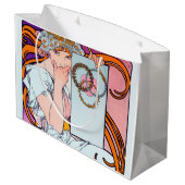 Grand Sac Cadeau Alphonse Mucha (Dos Angle)