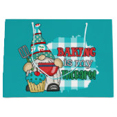 Grand Sac Cadeau Amateurs de cuisine mignonne gnome (Devant)