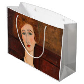 Grand Sac Cadeau Amedeo Modigliani - Portrait d'une femme (Dos Angle)