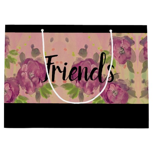 Grand Sac Cadeau Amis (Devant)