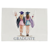 Grand Sac Cadeau Amis diplômés (Dos)