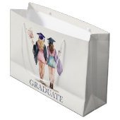 Grand Sac Cadeau Amis diplômés (Devant Angle)