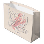 Grand Sac Cadeau AMIS™ | Vous êtes mon homard (Dos Angle)