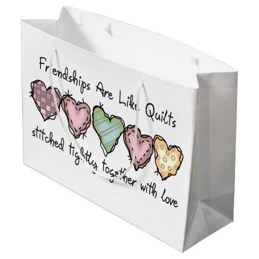 Grand Sac Cadeau Amitié (Dos Angle)