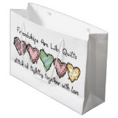 Grand Sac Cadeau Amitié (Devant Angle)