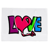 Grand Sac Cadeau Amour (Dos)