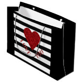 Grand Sac Cadeau Amour (Devant Angle)