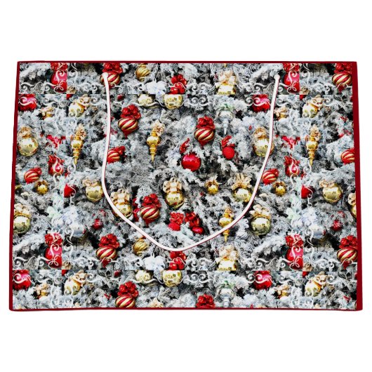 Grand Sac Cadeau Amour de Noël_ (Devant)