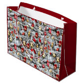 Grand Sac Cadeau Amour de Noël_ (Dos Angle)