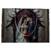 Grand Sac Cadeau Amour Éternel Gothique (Dos)