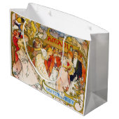 Grand Sac Cadeau Amoureux, Alphonse Mucha (Dos Angle)