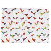 Grand Sac Cadeau Amusant Rainbow Bird (Dos)
