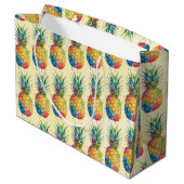 Grand Sac Cadeau Ananas (Dos Angle)