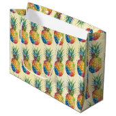 Grand Sac Cadeau Ananas (Devant Angle)