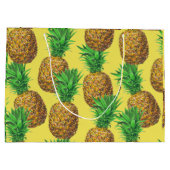 Grand Sac Cadeau Ananas ensoleillés (Dos)