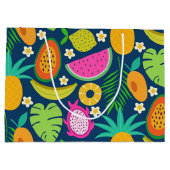 Grand Sac Cadeau Ananas tropical Banana (Dos)