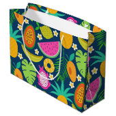 Grand Sac Cadeau Ananas tropical Banana (Dos Angle)
