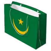 Grand Sac Cadeau Ancien drapeau de Mauritanie (Dos Angle)