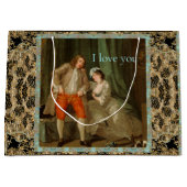 Grand Sac Cadeau Ancien Monde Romantique Élégant Toutes Les Occasio (Devant)