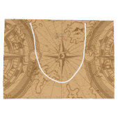 Grand Sac Cadeau Ancienne carte (Dos)