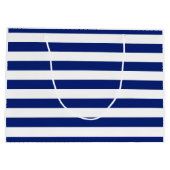 Grand Sac Cadeau Ancre argentée classique (Dos)