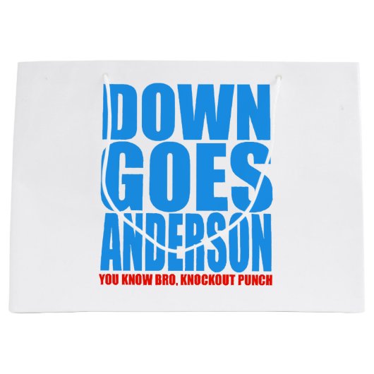 Grand Sac Cadeau Anderson Tombe (Devant)