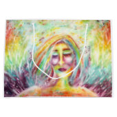 Grand Sac Cadeau "Ange art d'imperfection" par Victoria Lynn Hall (Devant)