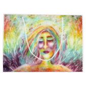 Grand Sac Cadeau "Ange art d'imperfection" par Victoria Lynn Hall (Dos)