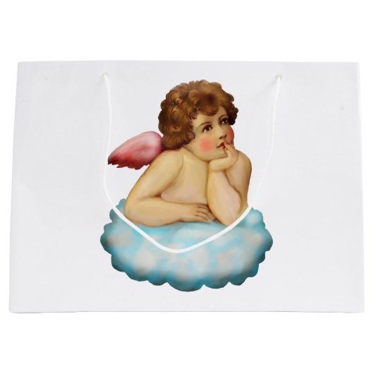 Grand Sac Cadeau Angel Cloud (Devant)