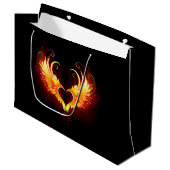 Grand Sac Cadeau Angel Fire Heart with Wings (Devant Angle)