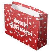 Grand Sac Cadeau Anges de Noël (Dos Angle)