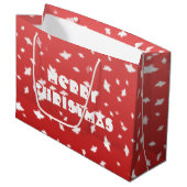 Grand Sac Cadeau Anges de Noël (Devant Angle)