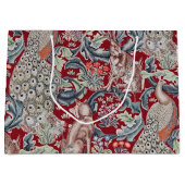 Grand Sac Cadeau Animaux forestiers, William Morris (Devant)