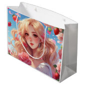 Grand Sac Cadeau Animé (Dos Angle)