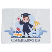 Grand Sac Cadeau année d'inscription à l'école supérieure (Devant)