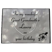Anniversaire de la grand-mère personnalisée