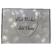 Grand Sac Cadeau Anniversaire de l'ami personnalisé (Dos)