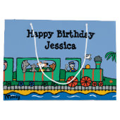 Grand Sac Cadeau Anniversaire de Maisy et d'amis (Dos)