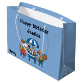 Grand Sac Cadeau Anniversaire de Maisy et de Cyrille (Dos Angle)