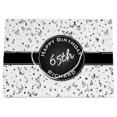 Grand Sac Cadeau Anniversaire de n'importe quel âge - Thème de part (Devant)