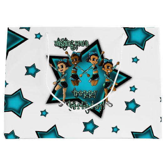 Grand Sac Cadeau Anniversaire des Chevrons (Devant)