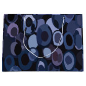 Grand Sac Cadeau Anniversaire du bleuet moderne Abstrait (Devant)