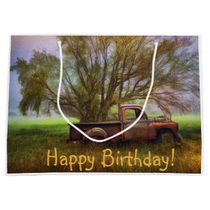 Grand Sac Cadeau Anniversaire du camion