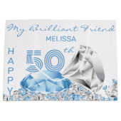 Grand Sac Cadeau Anniversaire du diamant (Devant)